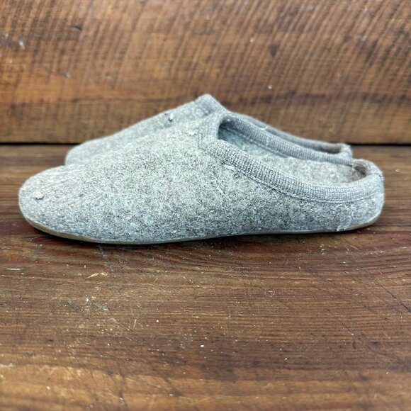 NWT Garnet Hill Grey Haflinger Boiled Wool Slippers 7 - Picture 2 of 12